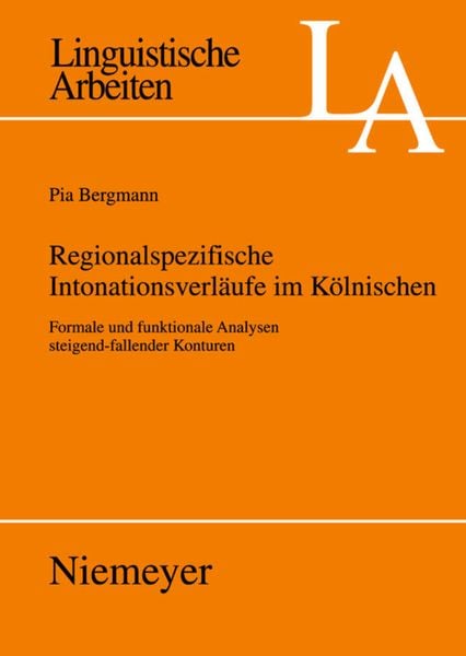 Produktbild: Regionalspezifische Intonationsverl&auml;ufe im K&ouml;lnischen