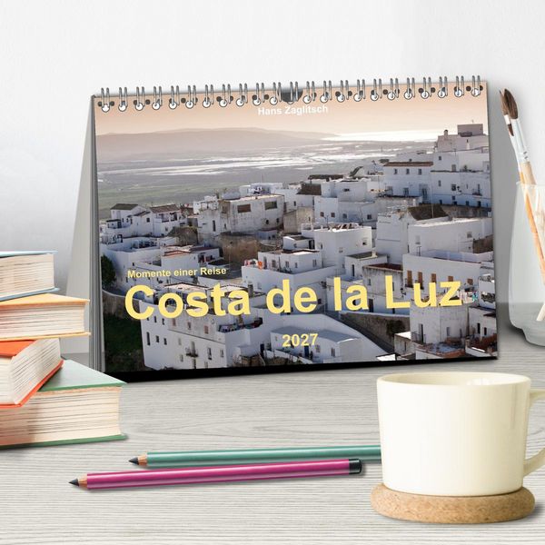 Produktbild: Momente einer Reise - Costa de la Luz (Tischkalender 2027 DIN A5 quer), CALVENDO Monatskalender