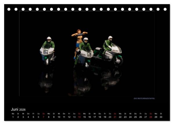 Produktbild: Polizeieins&auml;tze, in der gro&szlig;en Welt (Tischkalender 2026 DIN A5 quer), CALVENDO Monatskalender
