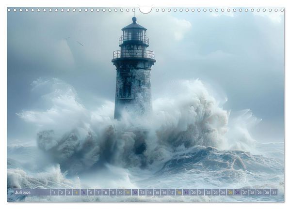 Produktbild: St&uuml;rmisch wildes Wetter (Wandkalender 2026 DIN A3 quer), CALVENDO Monatskalender