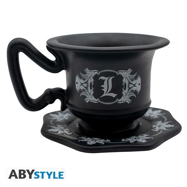Produktbild: DEATH NOTE - Mug 3D with Saucer - L's Cup