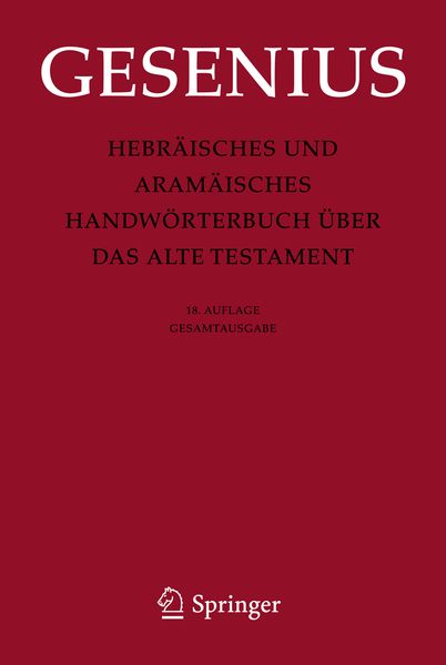 Produktbild: Hebr&auml;isches und Aram&auml;isches Handw&ouml;rterbuch &uuml;ber das Alte Testament