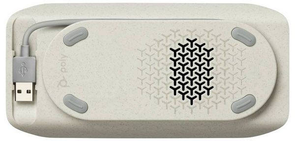 Produktbild: HP Poly Sync 10 Konferenztelefon Ger&auml;uschreduzierung, Geeignet f&uuml;r z.B. Microsoft Teams, Zoom, Freisprechen Schwarz, Silber