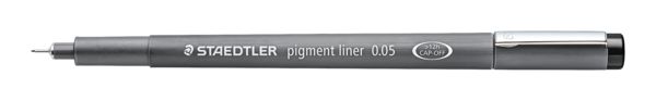 Produktbild: STAEDTLER Fineliner Lumocolor pigment liner 308 schwarz, 0,05 mm