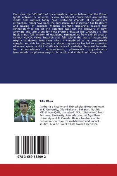 Produktbild: Ethnobotanical Studies of Hunza Valley, Gilgit-Baltistan, Pakistan