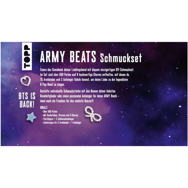 Produktbild: ARMY Beats - Das inoffizielle BTS-Schmuckset
