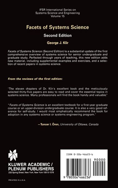 Produktbild: Facets of Systems Science