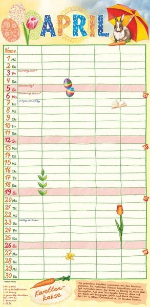 Produktbild: Unser Jahr - Unser Familienplaner für den Alltag 2026 - Familien-Timer - Termin-Planer - Kinder-Kalender - Familien-Kalender - 22x45
