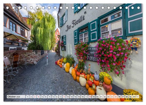 Produktbild: ULM Idyllisches Stadtherz (Tischkalender 2026 DIN A5 quer), CALVENDO Monatskalender