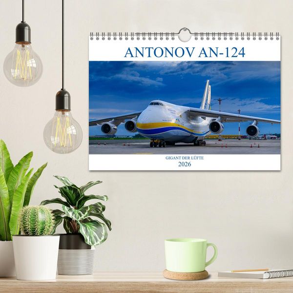 Produktbild: ANTONOV 124 (Wandkalender 2026 DIN A4 quer), CALVENDO Monatskalender