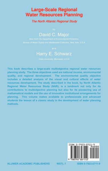 Produktbild: Large-Scale Regional Water Resources Planning