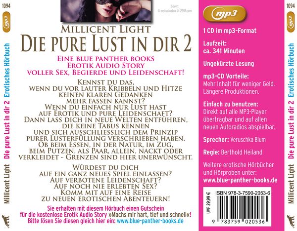 Produktbild: Die pure Lust in dir 2 | 9 geile erotische Geschichten | Erotik Audio Story | Erotisches H&ouml;rbuch MP3CD