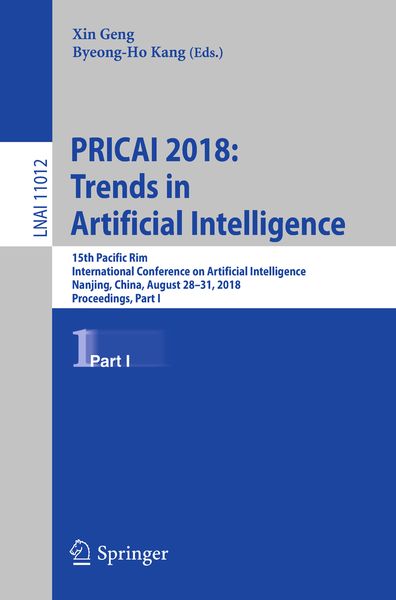 Produktbild: PRICAI 2018: Trends in Artificial Intelligence
