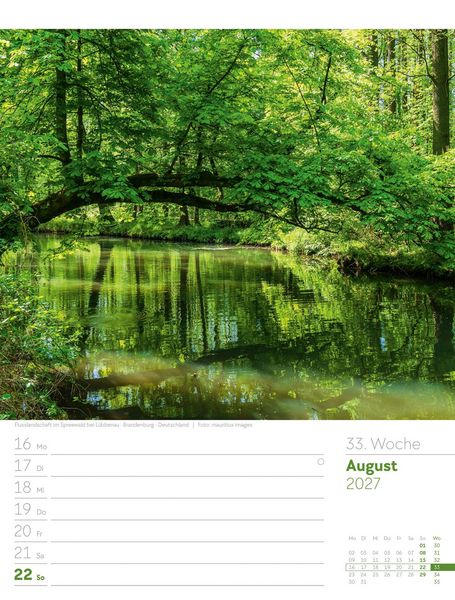 Produktbild: Unser Wald Wochenplaner Kalender 2027
