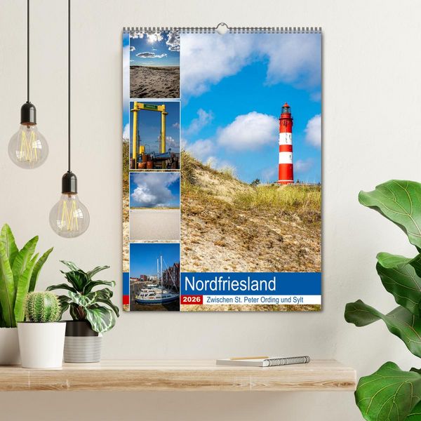 Produktbild: Nordfriesland, Zwischen St. Peter Ording und Sylt (Wandkalender 2026 DIN A2 hoch), CALVENDO Monatskalender