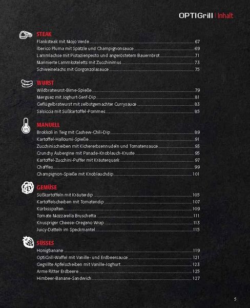 Produktbild: OPTImal Grillen - OPTIgrill Kochbuch Rezeptbuch