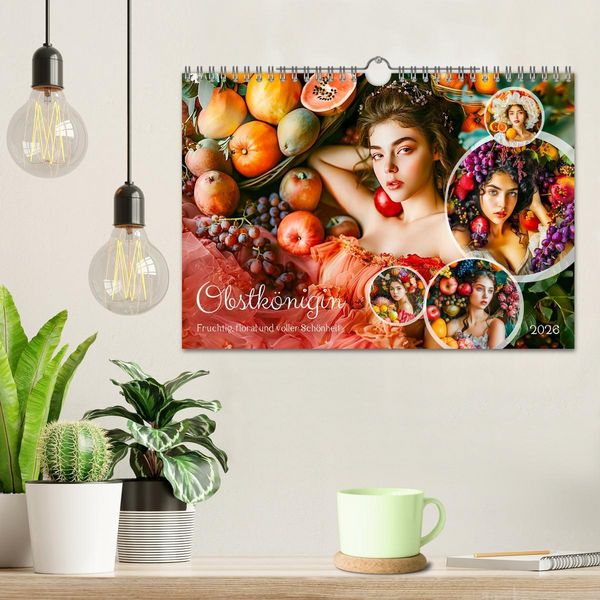 Produktbild: Obstk&ouml;nigin - Fruchtig, floral und voller Sch&ouml;nheit (Wandkalender 2026 DIN A4 quer), CALVENDO Monatskalender