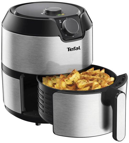 Tefal EY201D Easy Fry Classic+ Heißluft-Fritteuse 4.2 Grillfunktion, Timerfunktion Silber