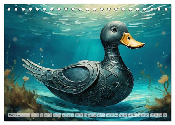 Produktbild: Tierische Metaphern (Tischkalender 2026 DIN A5 quer), CALVENDO Monatskalender