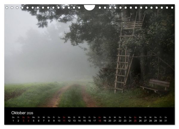Produktbild: Kanzelkalender 2026 (Wandkalender 2026 DIN A4 quer), CALVENDO Monatskalender