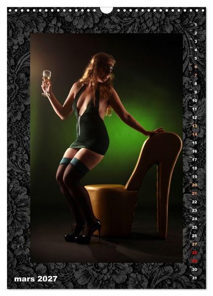 Produktbild: Belles femmes en lingerie (Calendrier mural 2027 DIN A3 horizontal), CALVENDO calendrier mensuel