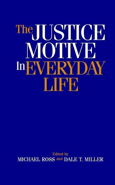 Produktbild: The Justice Motive in Everyday Life