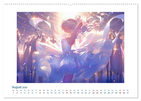Produktbild: Der M&auml;dchen-Kalender (hochwertiger Premium Wandkalender 2026 DIN A2 quer), Kunstdruck in Hochglanz