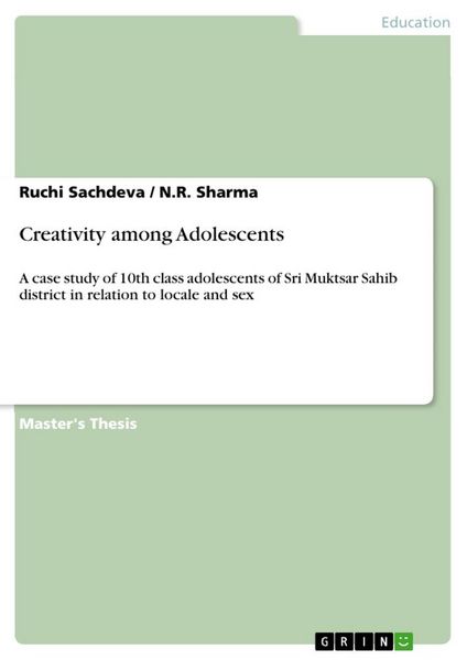 Produktbild: Creativity among Adolescents