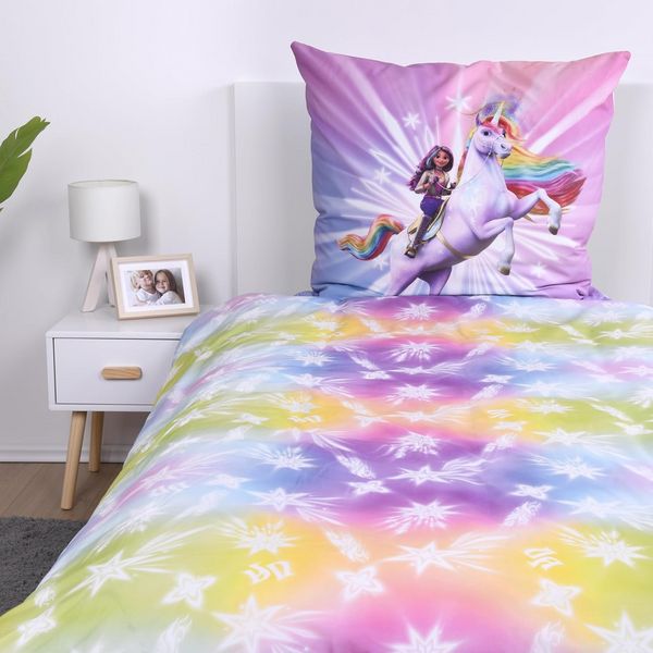 Produktbild: Herding 4428601050 - Unicorn Academy, Baumwolle/Renforc&eacute;, 135x200/80x80cm