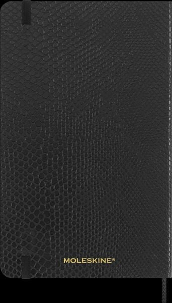 Produktbild: Moleskine Vegea Boa Notizbuch Large/A5 liniert weicher Einband schwarz in Box