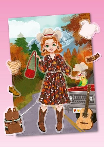 Produktbild: Fashion & Styles: Anziehpuppen mit Folienstickern. Party-Looks