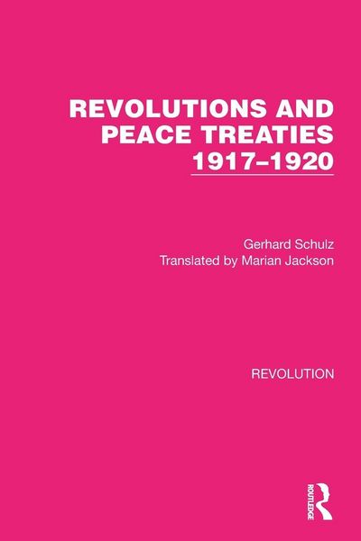 Produktbild: Revolutions and Peace Treaties 1917-1920