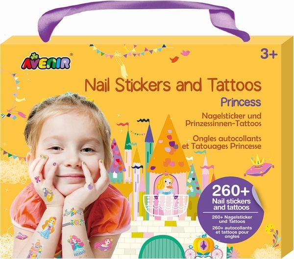 Produktbild: Nagelsticker & Tattoos Prinzessin