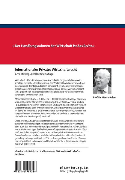 Produktbild: Internationales Privates Wirtschaftsrecht