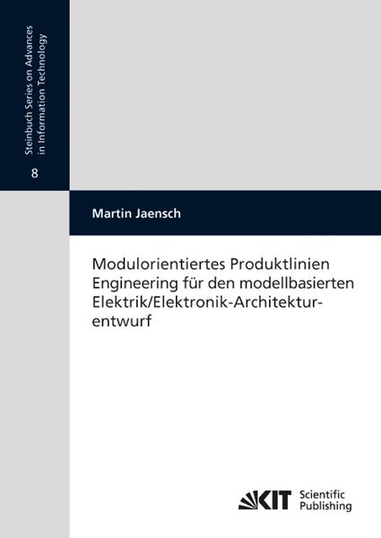 Produktbild: Modulorientiertes Produktlinien Engineering f&uuml;r den modellbasierten Elektrik/Elektronik-Architekturentwurf