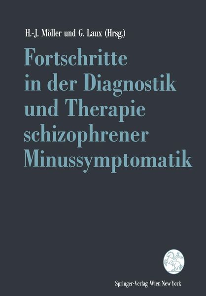 Produktbild: Fortschritte in der Diagnostik und Therapie schizophrener Minussymptomatik