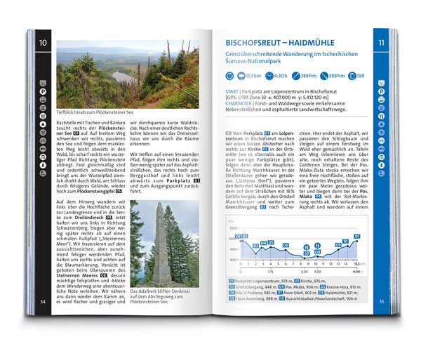 Produktbild: KOMPASS Wanderf&uuml;hrer Bayerischer Wald, Cham, Bodenmais, Zwiesel, Freyung, Passau, 60 Touren
