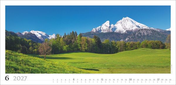 Produktbild: Alpenpanorama Kalender 2027