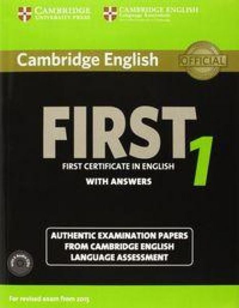 Produktbild: Cambridge English First 1. Student's Book Pack with Answers