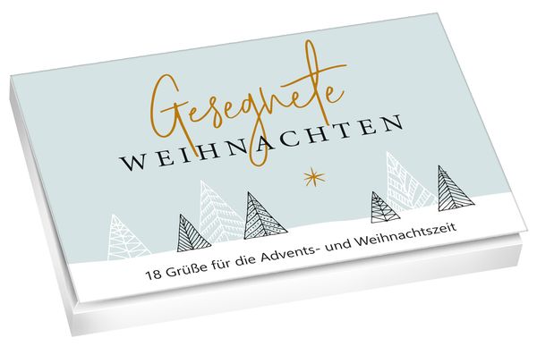 Produktbild: Gesegnete Weihnachten - Postkartenset