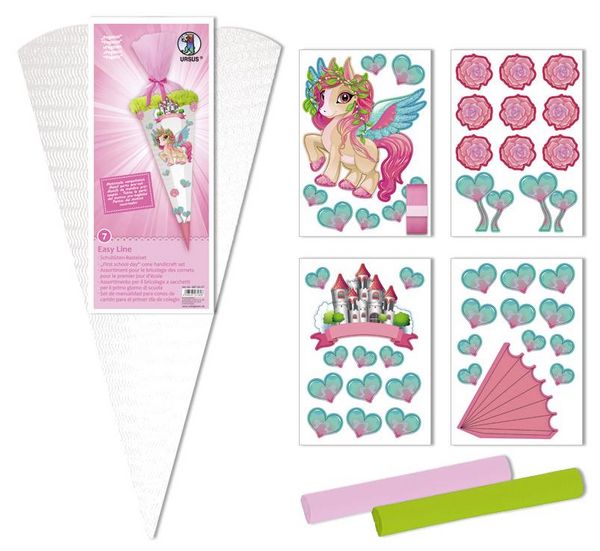 Produktbild: URSUS Schult&uuml;ten-Bastelsets Schult&uuml;ten-Bastelset Easy Line Pegasus