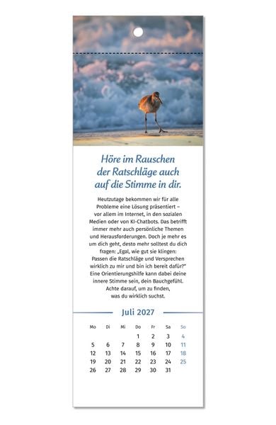 Produktbild: Der Lebensfreude-Lesezeichenkalender 2027