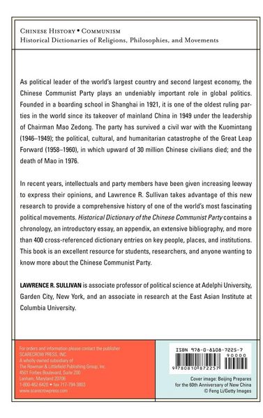 Produktbild: Historical Dictionary of the Chinese Communist Party