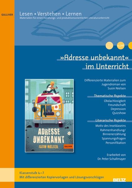 Produktbild: &raquo;Adresse unbekannt&laquo; im Unterricht