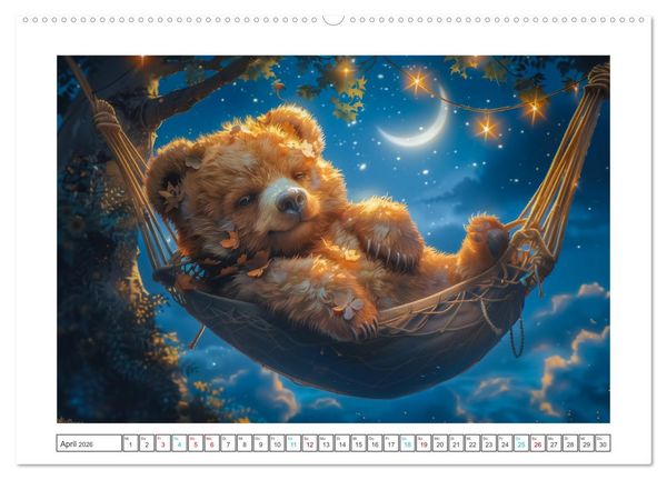 Produktbild: Abenteuer eines Taddyb&auml;ren (Wandkalender 2026 DIN A2 quer), CALVENDO Monatskalender