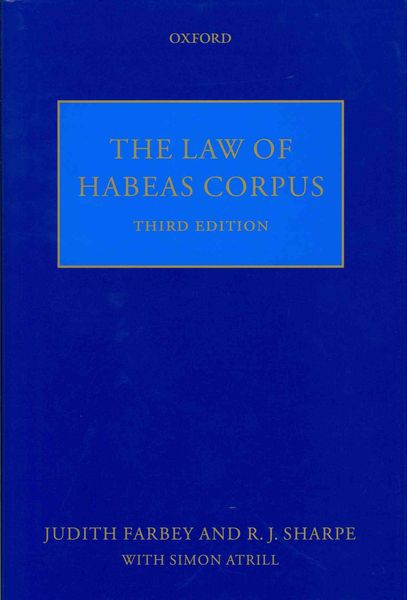 Produktbild: Law Of Habeas Corpus 3e C