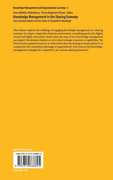 Produktbild: Knowledge Management in the Sharing Economy