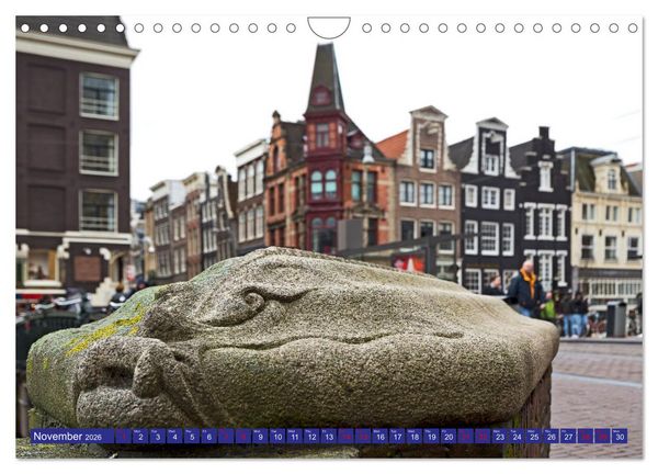 Produktbild: AWESOME AMSTERDAM (Wall Calendar 2026 DIN A4 landscape), CALVENDO 12 Month Wall Calendar