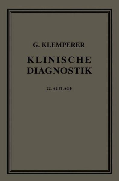 Produktbild: Grundriss der Klinischen Diagnostik