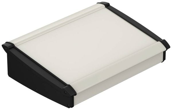 Produktbild: Bopla Alu-Topline ATPH-IP 2385-0300 SET Pult-Geh&auml;use (L x B x H) 232.60 x 300 x 86.20 mm Aluminium, ABS Natur, Schwarz (RAL 9005) 1 St.